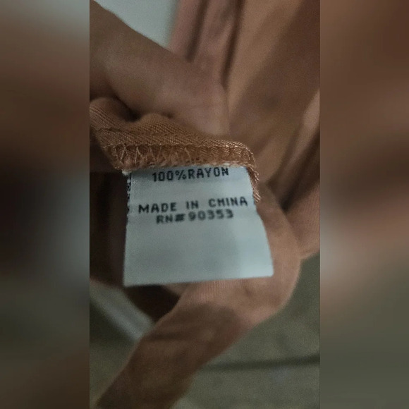 J GEE Button up midi dress In Light Brown. Size medium NWT - Picture 10 of 13